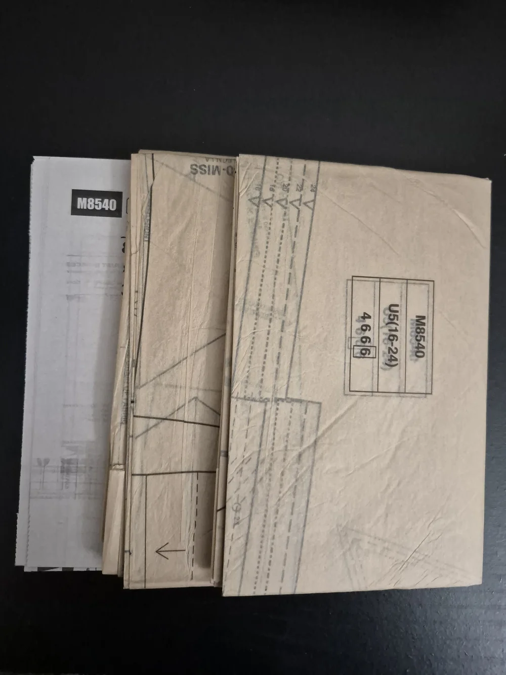 McCall's Pattern M8540 Size U5 *UNCUT*